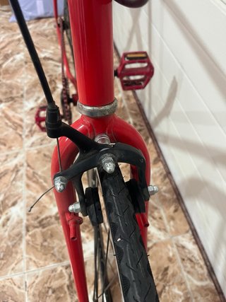Bicicleta Fixie Roja
