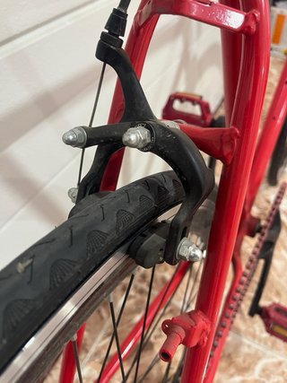 Bicicleta Fixie Roja