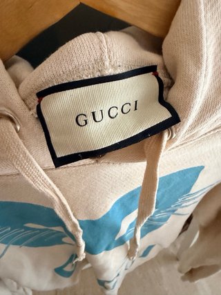 Sudadera Gucci Manifesto Mask Beige/Azul