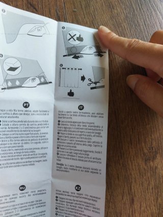 Nastro termoadesivo per orlo alle tende