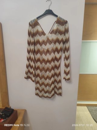 Vestido de playa tejido
