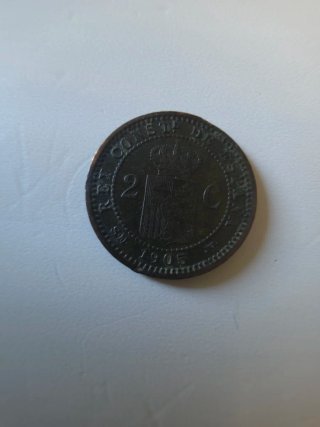Lote monedas Alfonso XIII 2C estrellas visibles