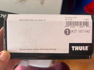 Thule 710700 Evo FixPoint Pies Baca
