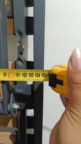 Somier eléctrico metálico gris
