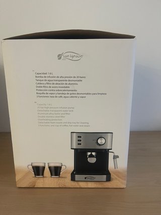 Cafetera Espresso San Ignacio 1.6L 850W