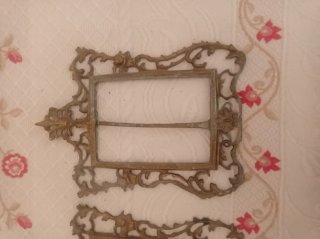 Marcos de bronce ornamentales (2 unidades)