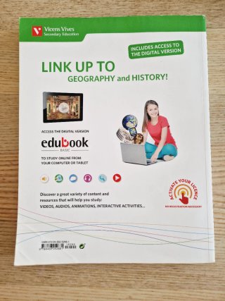 Libro de geografía LINK UP TO G&H 4 ANDALUCIA