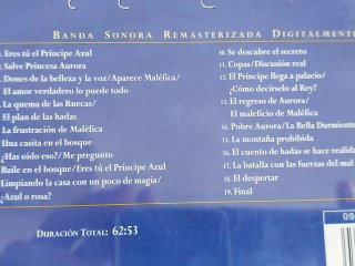 CD La Bella Durmiente español