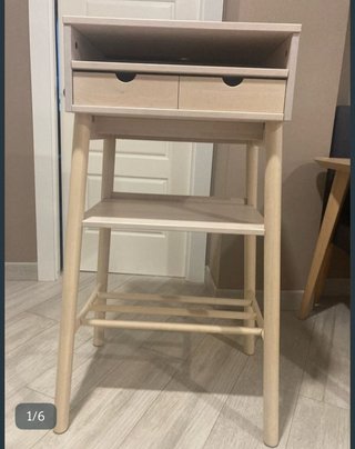 Escritorio alto madera Ikea Knotten