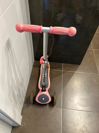 Patinete 3 ruedas rosa Decathlon