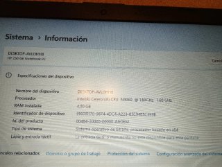 Portátil HP Negro