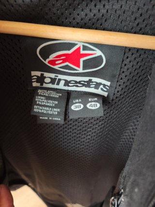 Chaqueta Alpinestars Azul y Negra