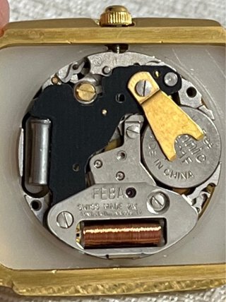Reloj Thermidor Moonphase Tank Vintage Nuevo Gold