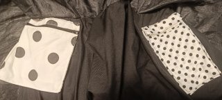 Traje Flamenca lunares Blanco y negro Talla 40