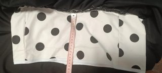 Traje Flamenca lunares Blanco y negro Talla 40
