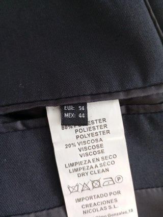Traje de caballero azul marino. Nuevo!!!