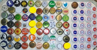 Chapas de cerveza y refrescos 1