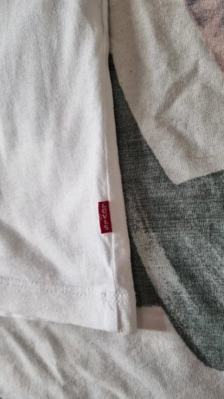 Camiseta Levi's Talla M Blanca Algodón