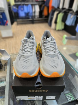 Zapatillas Saucony Ride 19 Hombre Gris/Naranja