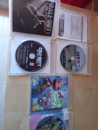 Lote 3 Juegos PS3: FIFA 12, Call of Duty, LittleBi