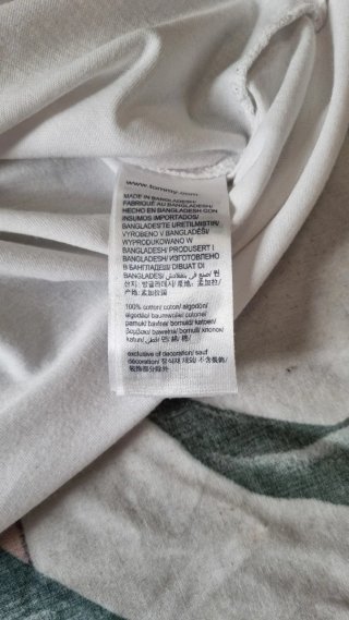 Camiseta Tommy Jeans M Blanca Algodón
