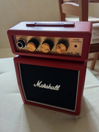 Mini Amplificador Marshall MS-2R Rojo