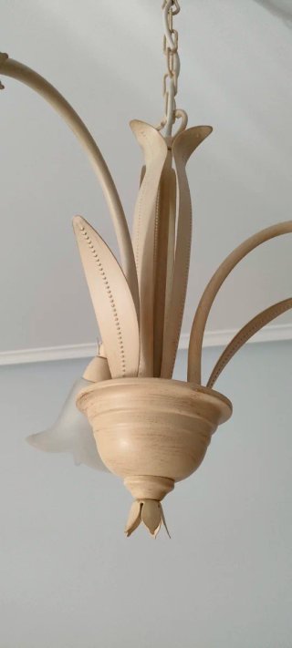 Lampada da soffitto stile Liberty Beige