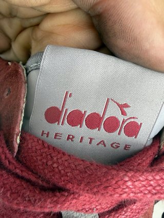 Diadora Heritage 100% piel (Ante) Granate T.41 (10