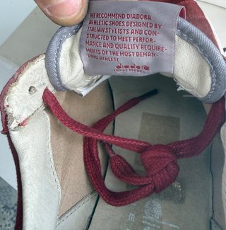 Diadora Heritage 100% piel (Ante) Granate T.41 (10