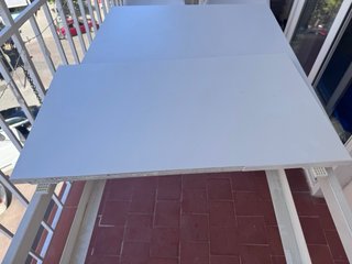 Mesa extensible blanca Ikea