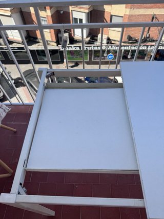 Mesa extensible blanca Ikea