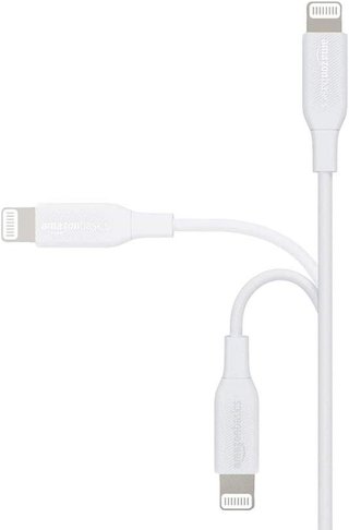 Cable USB-2.0 tipo C a Lightning  0.9m Blanco