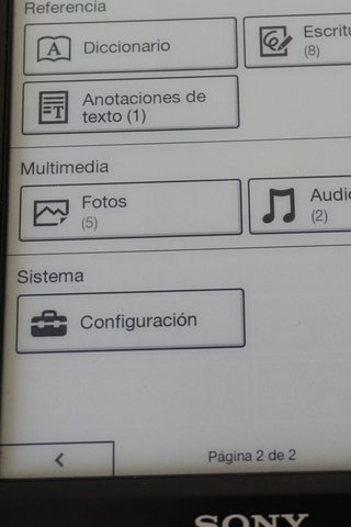 Sony PRS-T1 Lector Ebook Negro
