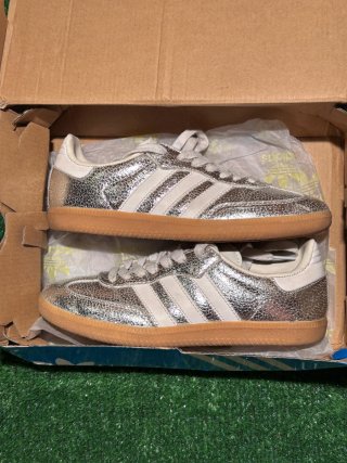 Zapatillas Adidas Samba Mujer Talla 38 Plata