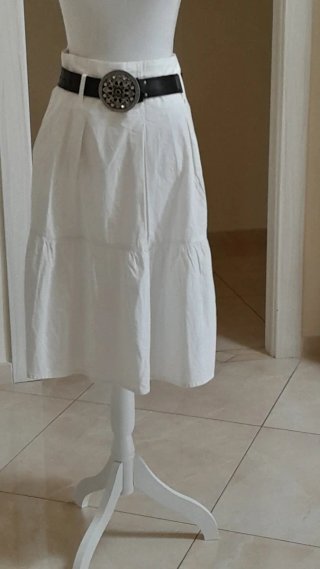 Gonna cotone + blusa poliestere