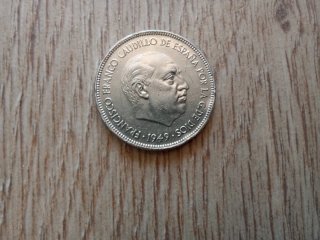 Moneda Franco Caudillo de España 1949