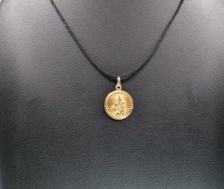 Escapulario Sagrado Corazón Jesús Oro 18k