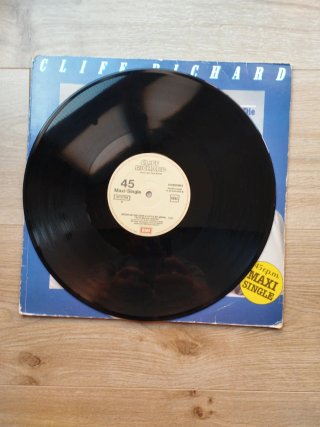 Maxi single Cliff Richard Never Say Die vinilo lp