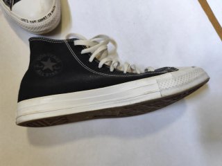 Converse altas negras
