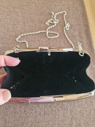 Bolso/Cartera de fiesta plateado