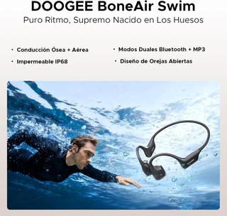 DOOGEE Auriculares Natación IP68 64GB