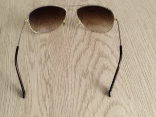Gafas de sol Ray-Ban Aviator Doradas Marrones