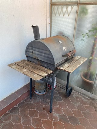 Barbacoa Chargriller Metal y Madera