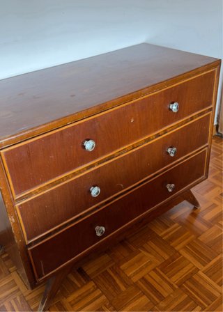 Cajonera Vintage Años 60 Madera