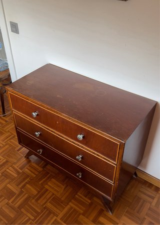 Cajonera Vintage Años 60 Madera