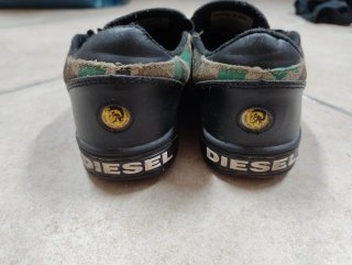 Scarpe Diesel camouflage slip-on