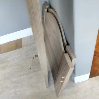 Estructura de cama de madera