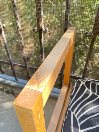 Banca de madera pequeña