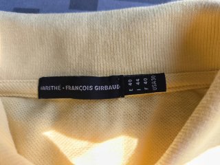 Polo Marithé François Girbaud T40 Mujer Amarillo