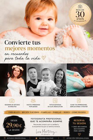 Reportaje  fotográfico en estudio profesional